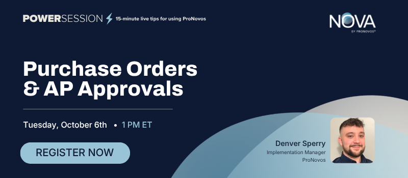 Purchase Orders and AP Approvals